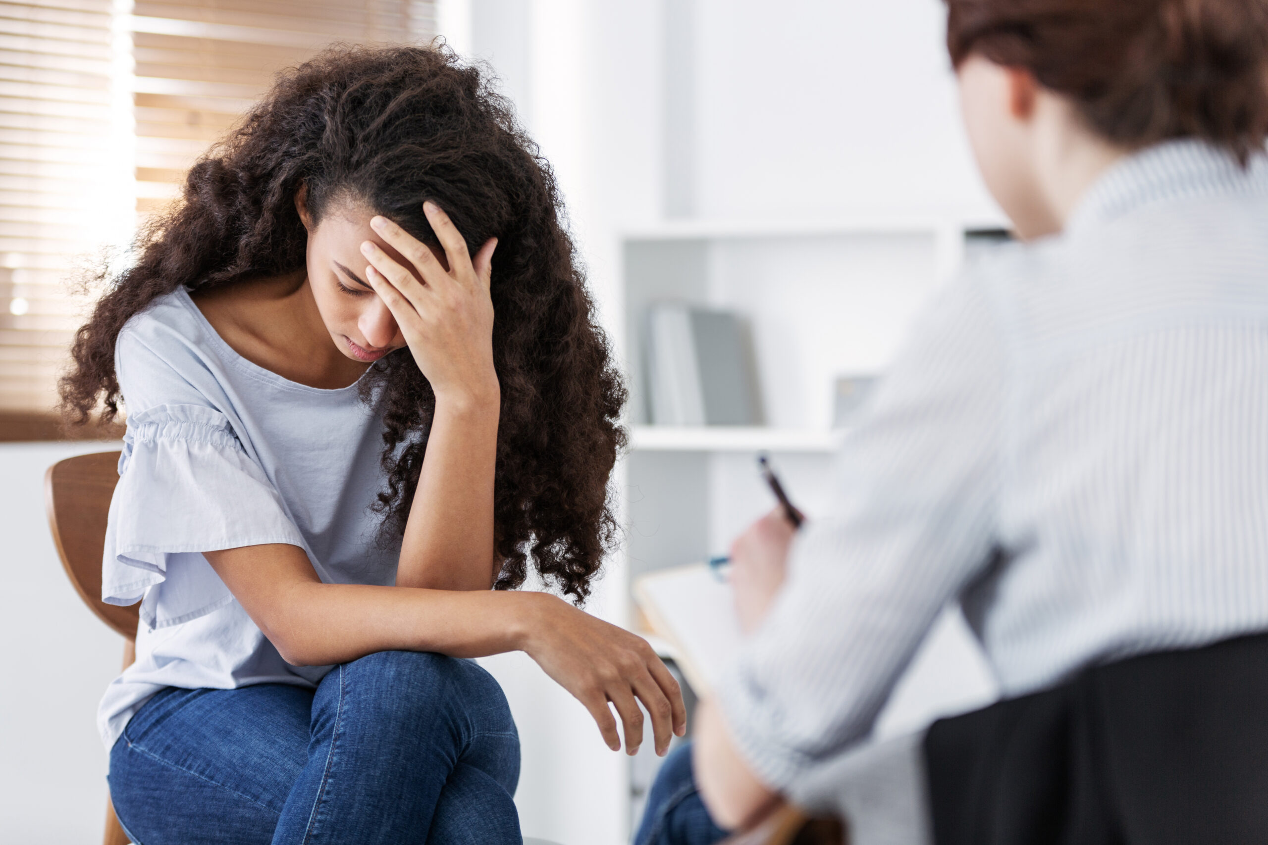 Professional psychotherapies and young woman suffering from ptsd | ADAPT Programs