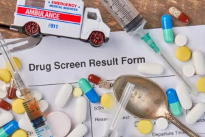 drug screen result form ambulance medicine