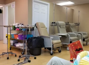 oncology treatment room